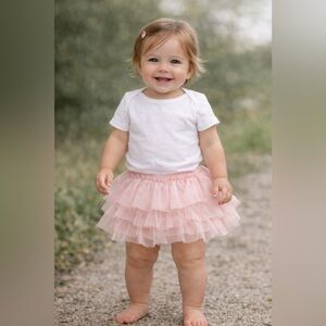 Elegant Pink Layered tutu skirt